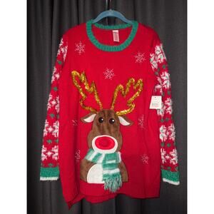 Ugly Christmas Sweater Xmas Size 1X NWT